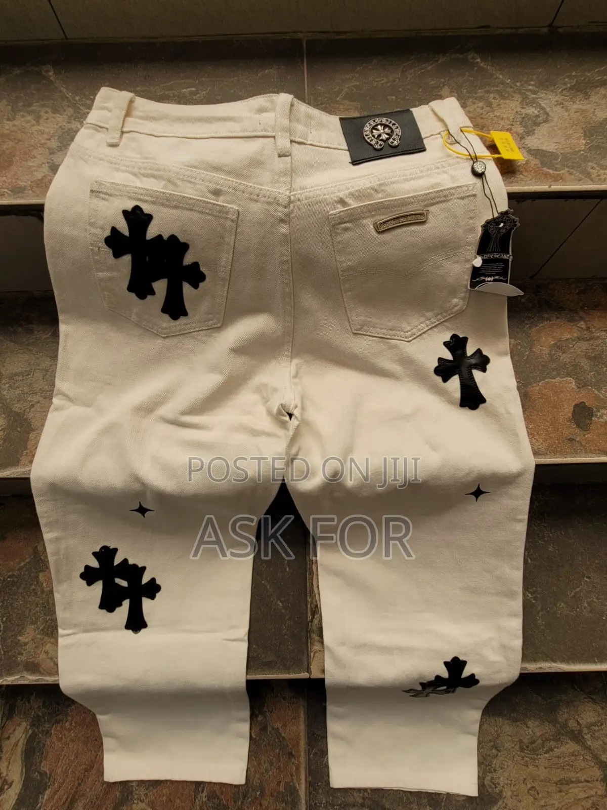 Chrome Heart Jeans for Sale