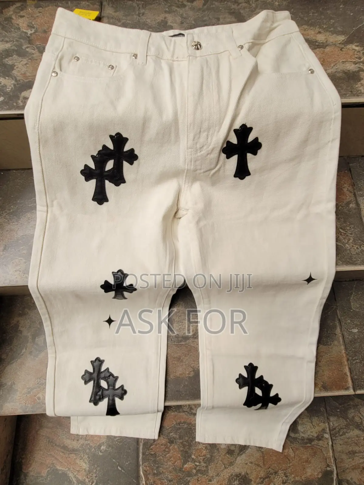 Chrome Heart Jeans for Sale