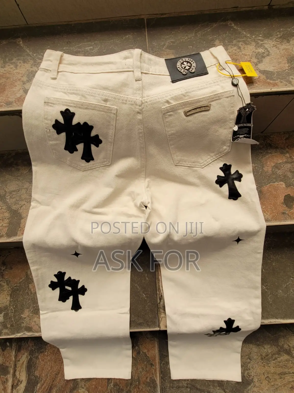 Chrome Heart Jeans for Sale