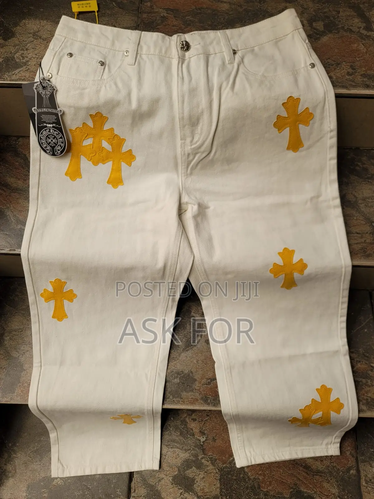 Chrome Heart Jeans for Sale