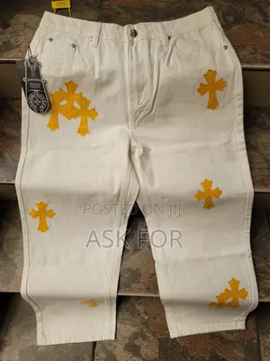 Chrome Heart Jeans for Sale
