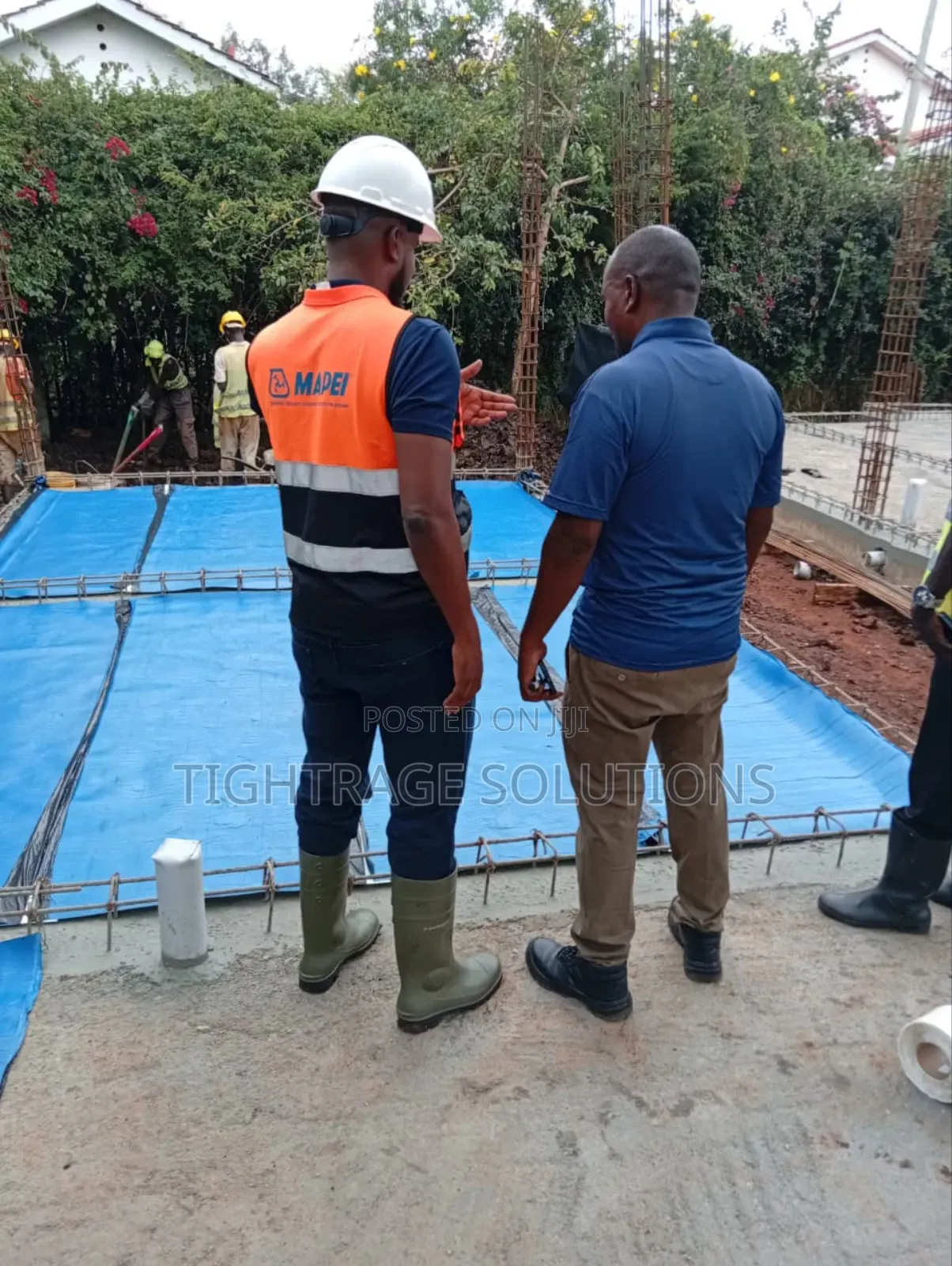 Foundation Waterproofing — Advanced DPM Sheets Application