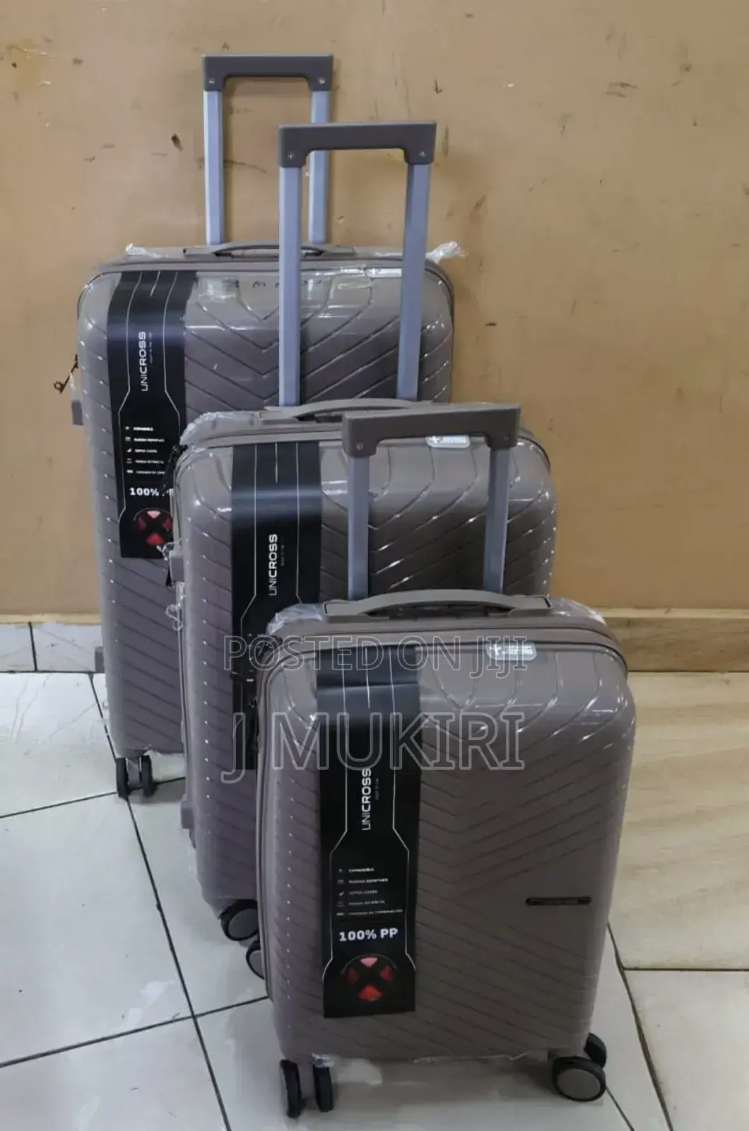 3 in 1 Unbreakable Pp Suitcases