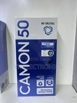 New Tecno Camon 50 256 GB Black