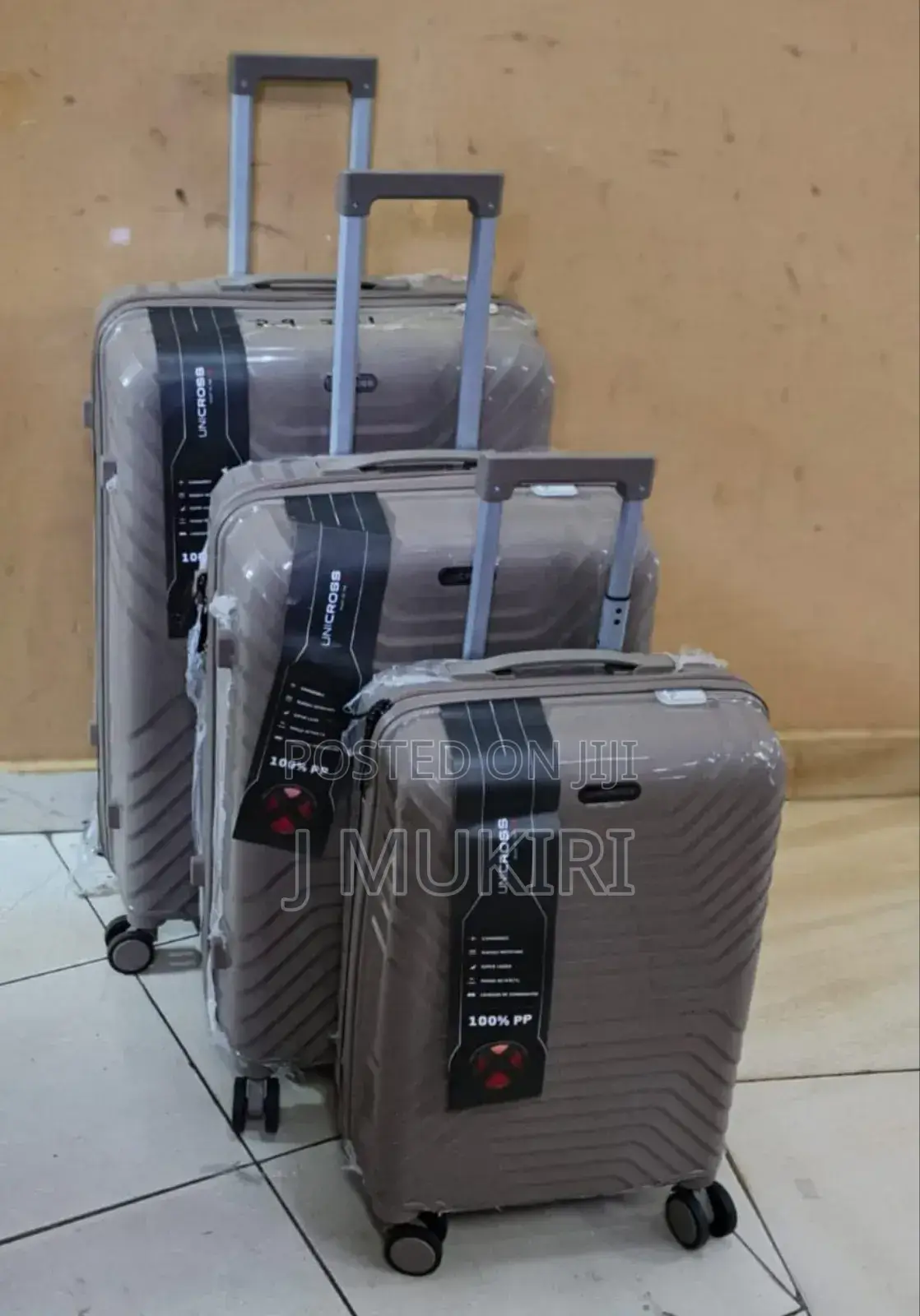 Unbreakable Rubber Suitcase Pp 3-in-1