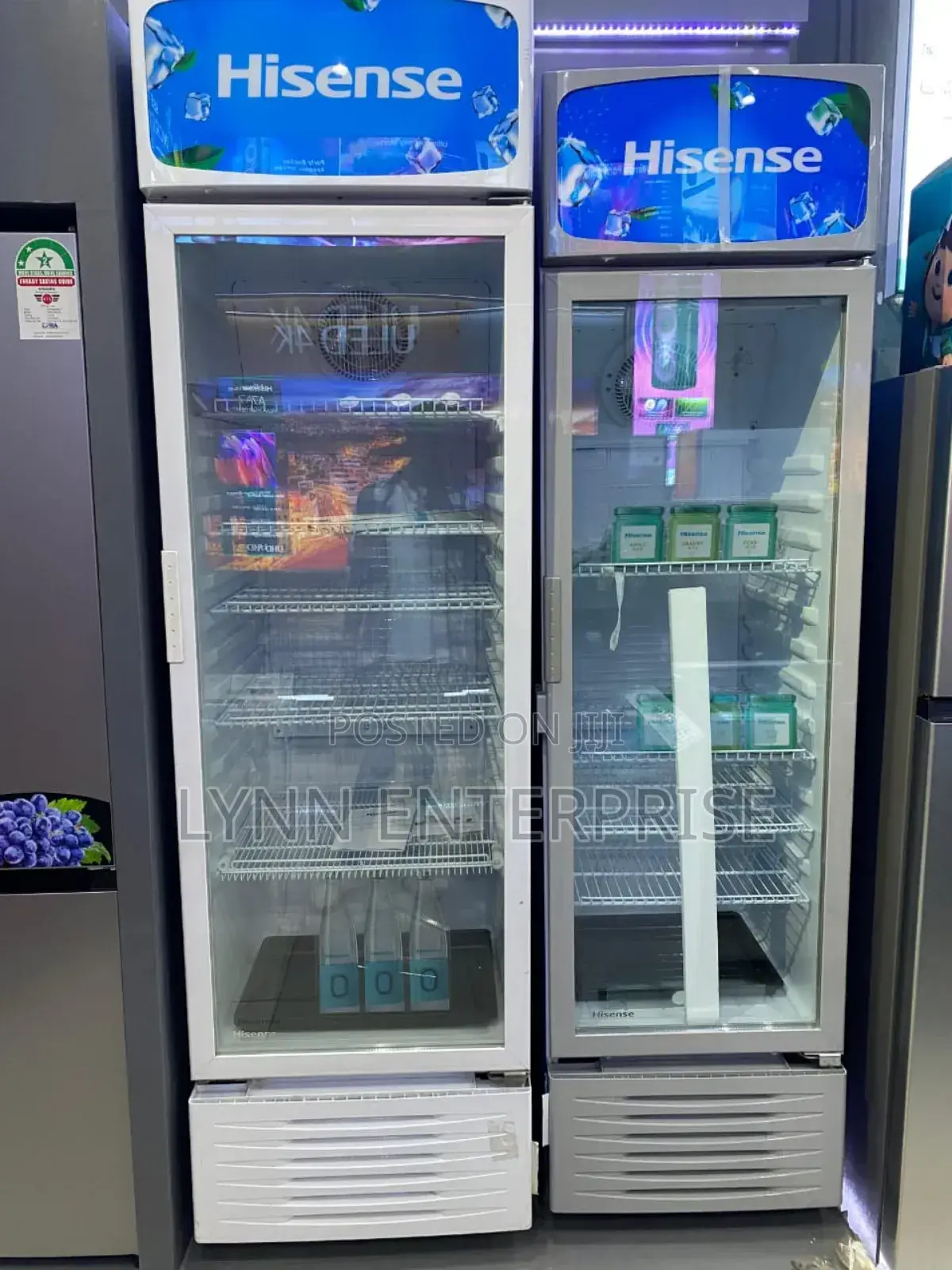 Hisense Showcase Chiller Fridges 192 Litres