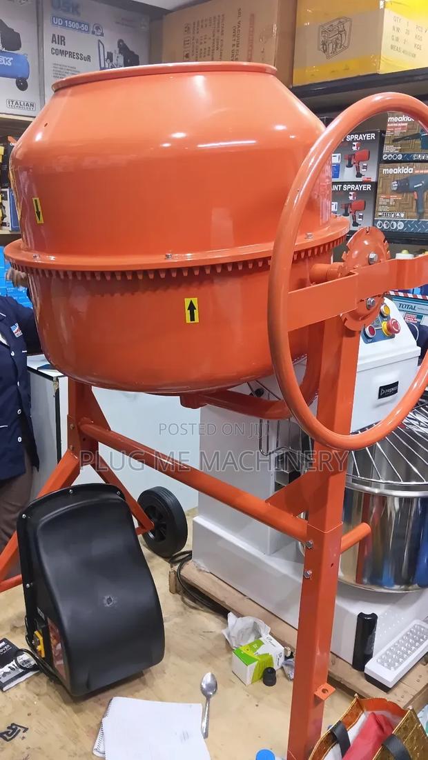 Electric 200l Concrete Mixer