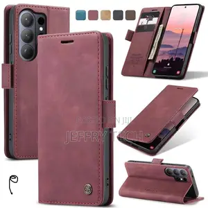 Waeqer Caseme Samsung Galaxy S26 Ultra Retro Flip Leather Wallet Case