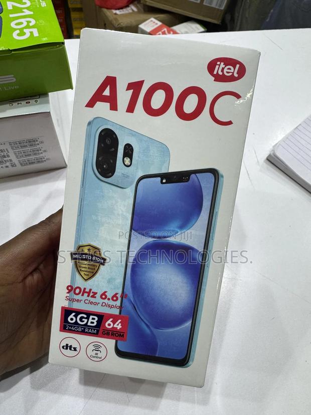 New Itel A100C 64 GB Black - thumbnail 4