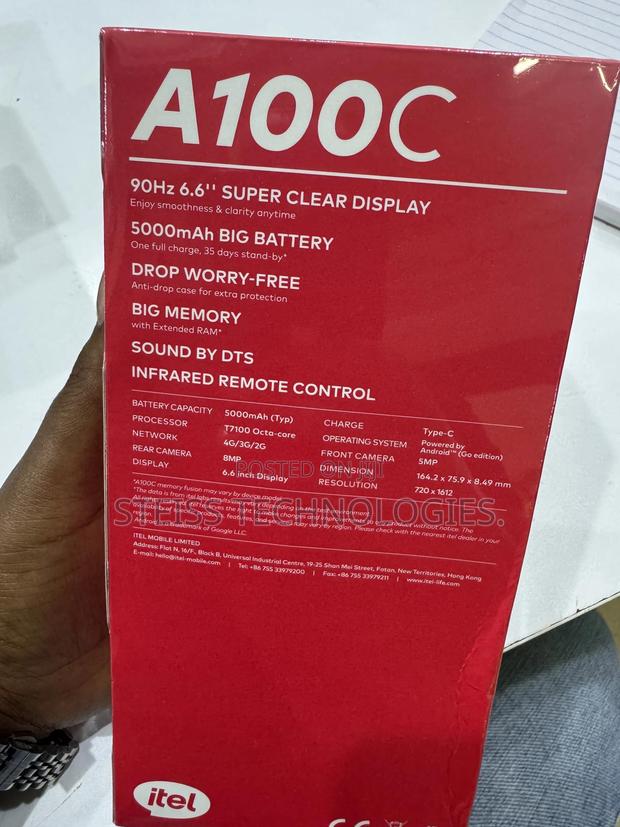 New Itel A100C 64 GB Black - thumbnail 3