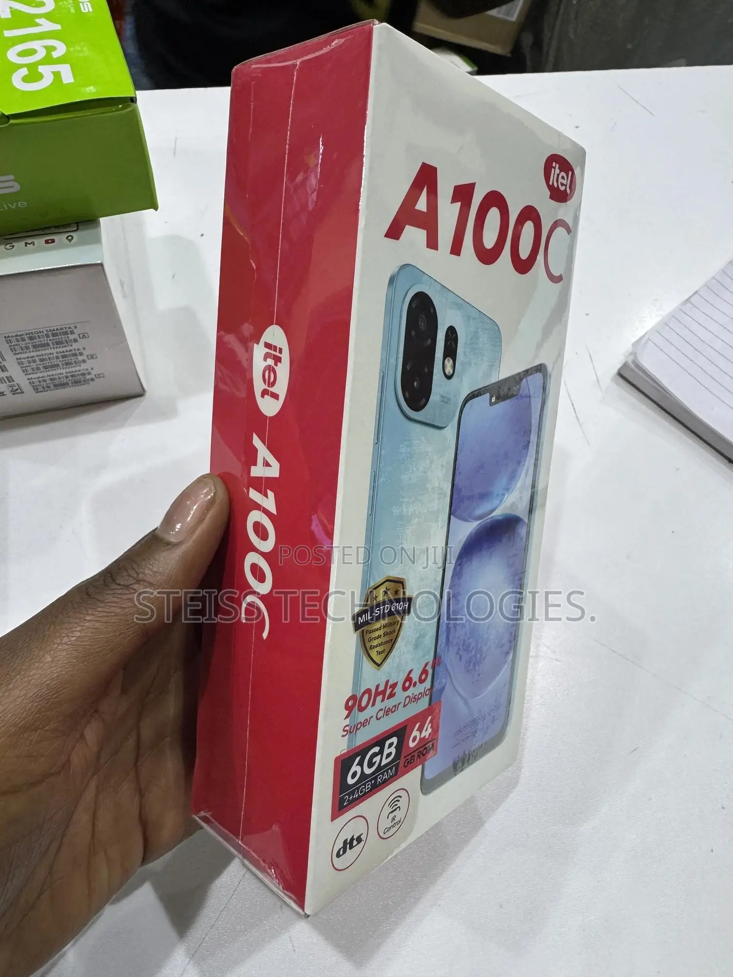 New Itel A100C 64 GB Black