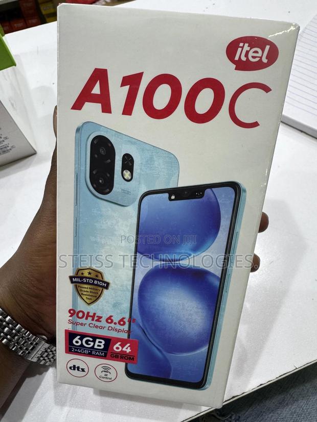 New Itel A100C 64 GB Black - thumbnail 5