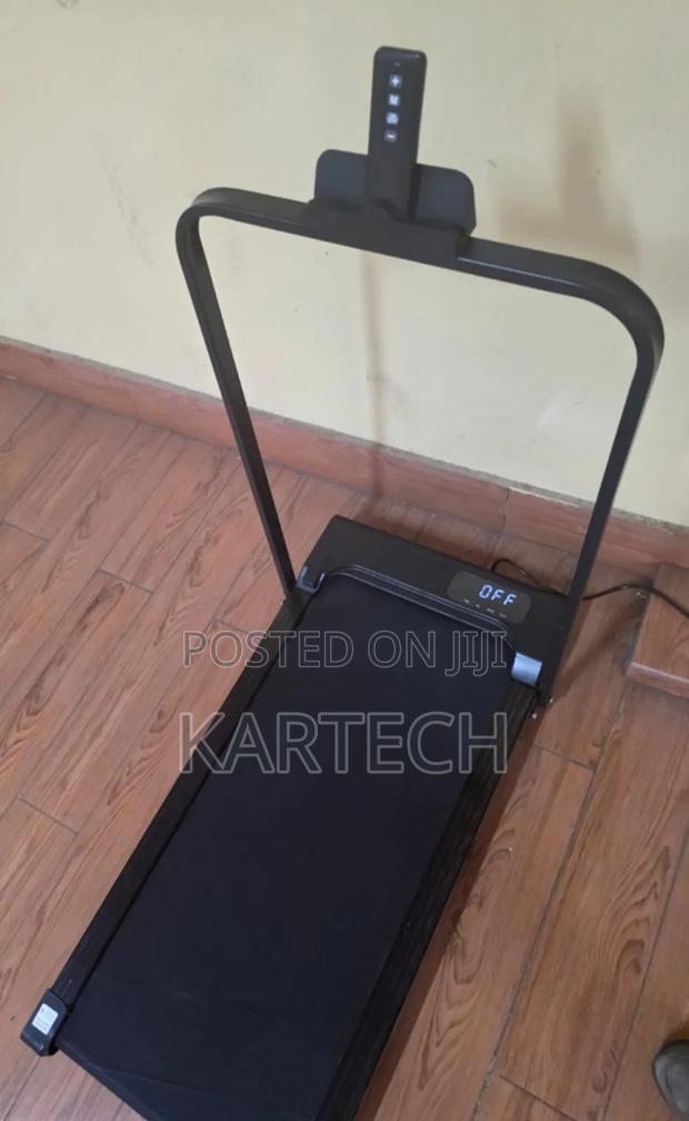 2-in-1 Foldable Walking Pad Treadmill With Led Display, Remote Control