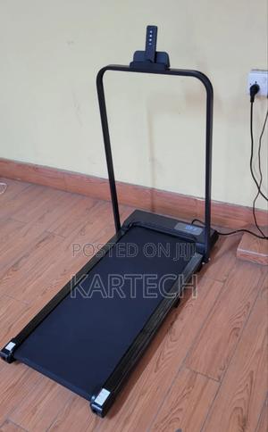 2-in-1 Foldable Walking Pad Treadmill With Led Display - thumbnail 2