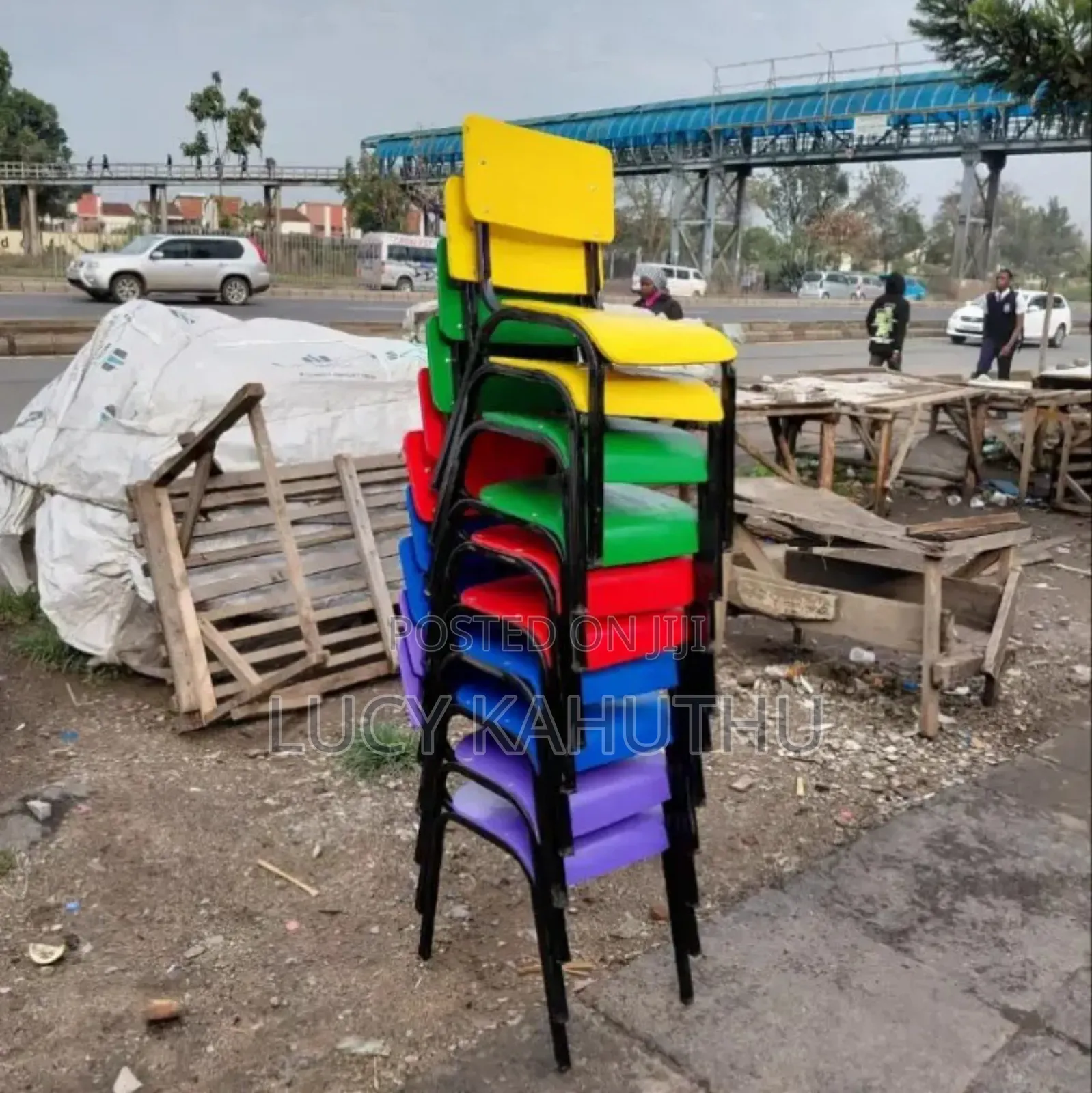 Kindergarten Mixed Colors of Chairs