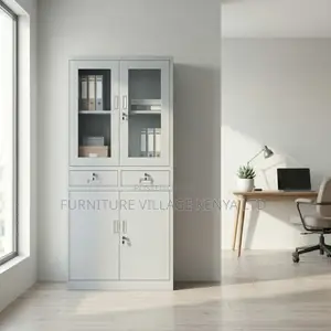 Office Cabinet; 2-door Office Filing Cabinet With 2-drawers