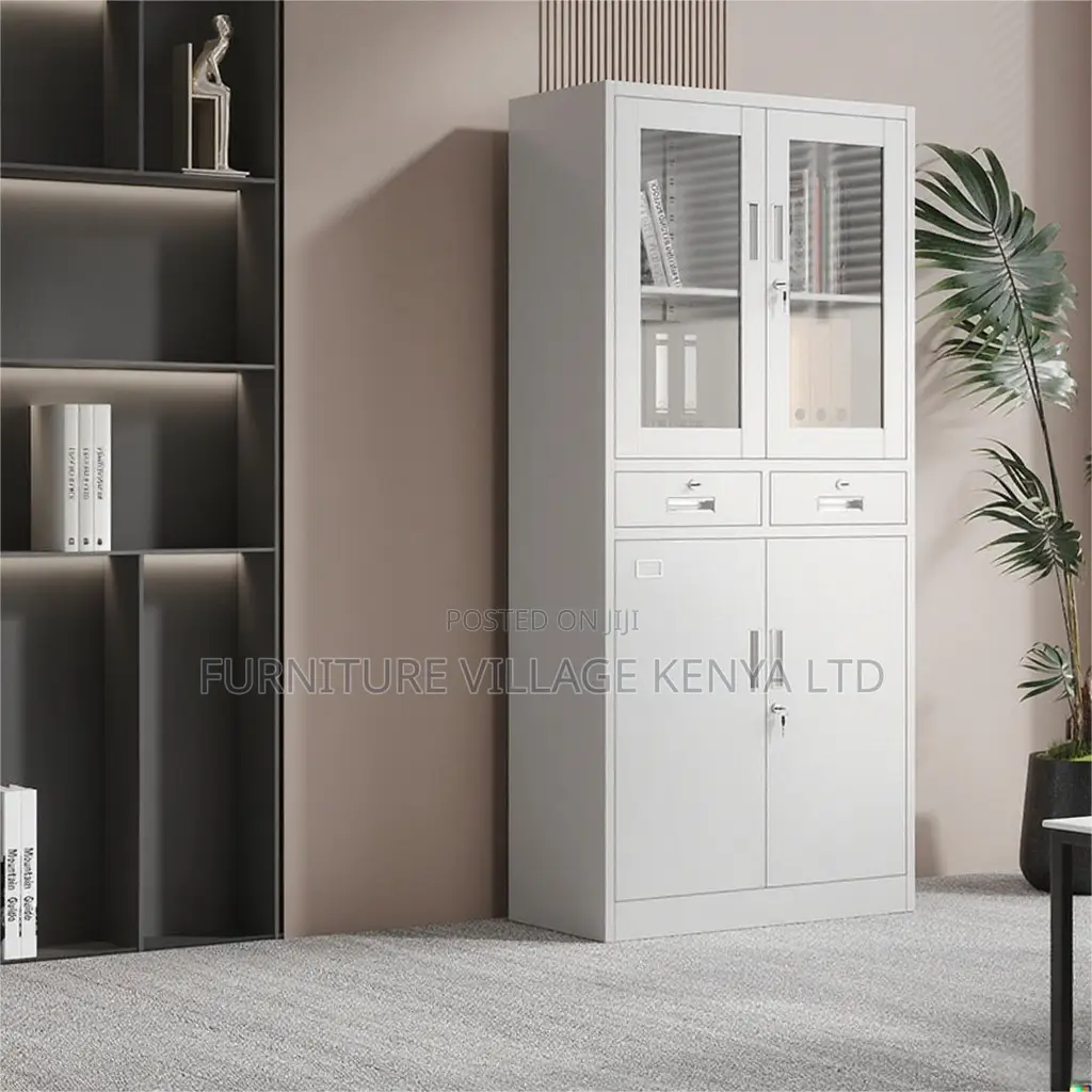 Office Cabinet; 2-door Office Filing Cabinet With 2-drawers