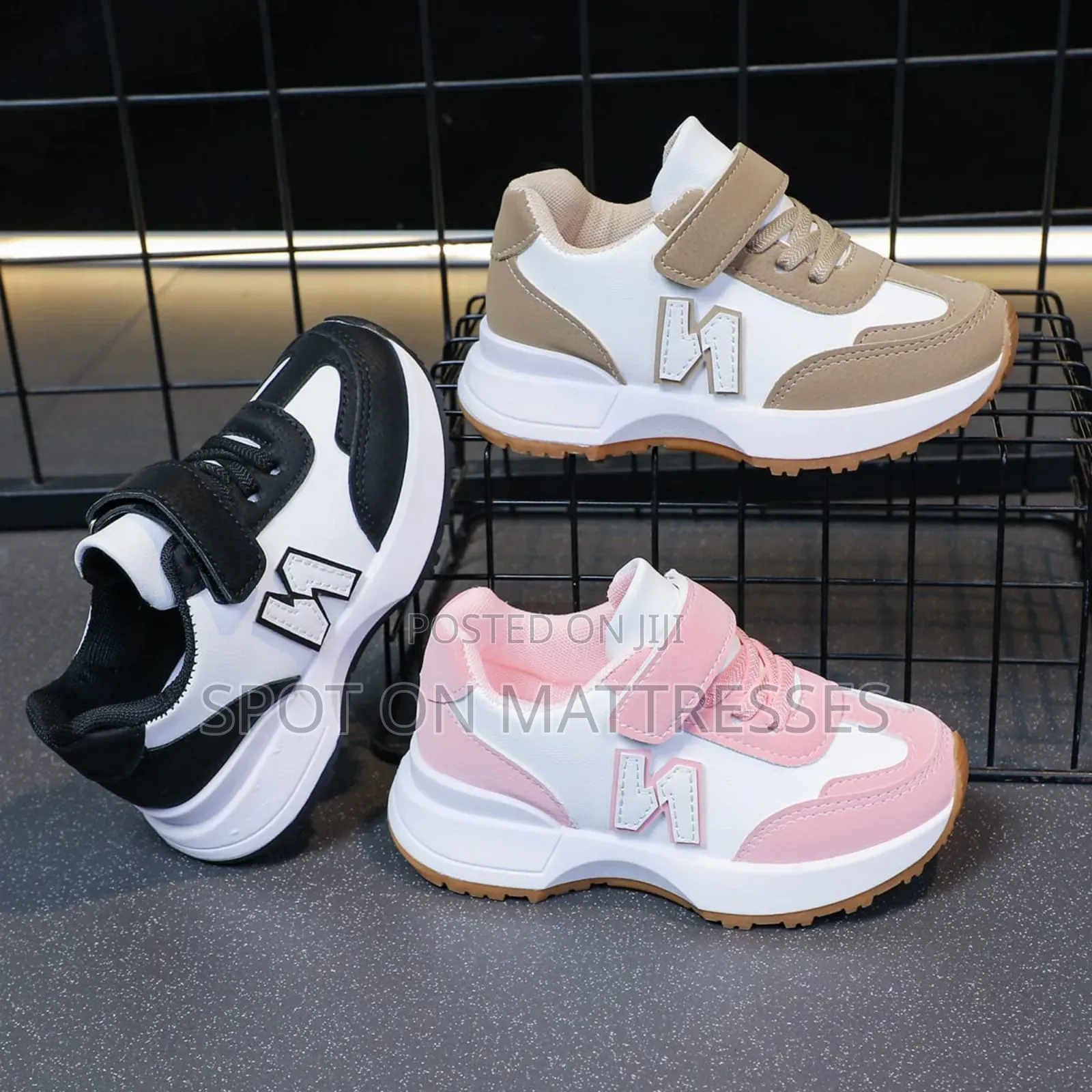 Kids' Sleek Sneakers. Sizes 26-37. Delivery Services Available.