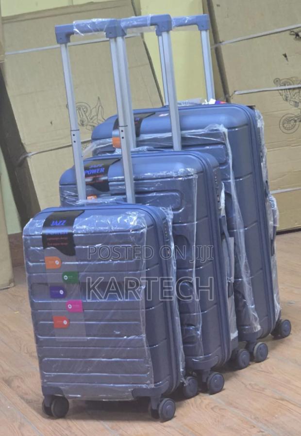 3pcs Durable Abs Luggage/ Suitcase Set – Large, Medium Cabin Size - thumbnail 3