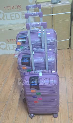 3 in 1 Durable Abs Suitcase Set – Large, Medium Cabin Size - thumbnail 2