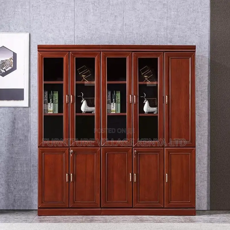 Office Cabinet; 5 Door Wooden Office Filing Cabinet