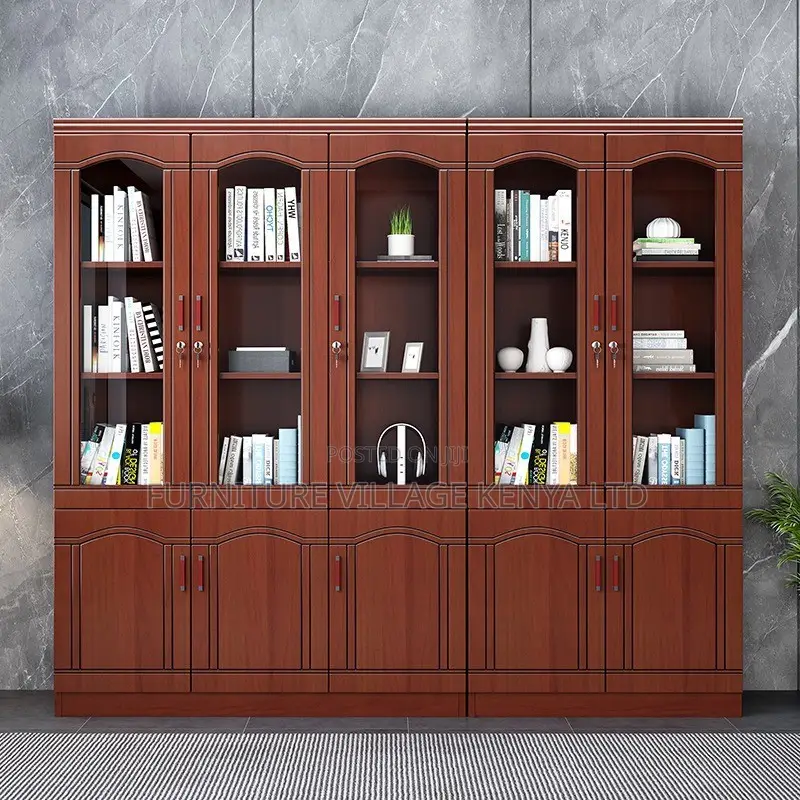 Office Cabinet; 5 Door Wooden Office Filing Cabinet