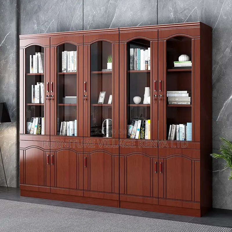 Office Cabinet; 5 Door Wooden Office Filing Cabinet