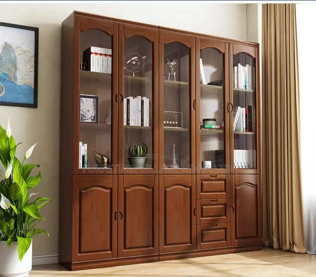 Office Cabinet; 5 Door Wooden Office Filing Cabinet