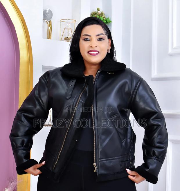 Classy Faux Leather Jacket —Unisex - main view