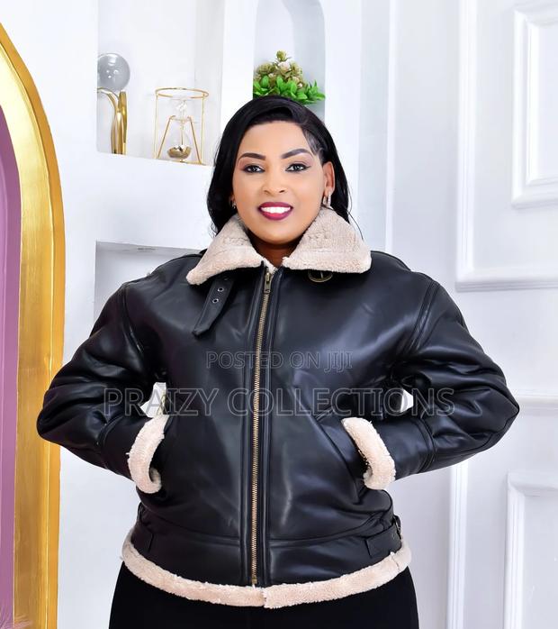 Classy Faux Leather Jacket —Unisex - thumbnail 4