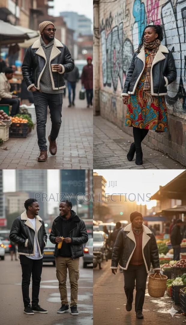 Classy Faux Leather Jacket —Unisex - thumbnail 6