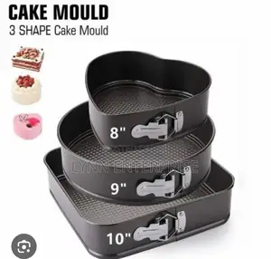 *Back in Stock* 
*High Quality Nonstick Mixed Shape Baking Tins