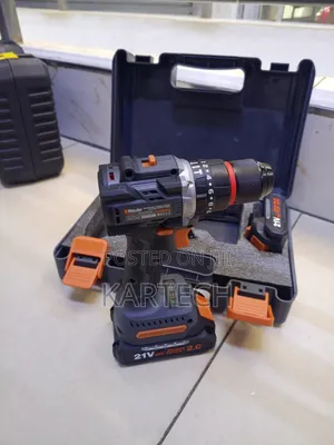 Kzubr 21v Brushless 2 Speed Cordless Drill With 2 Batteries