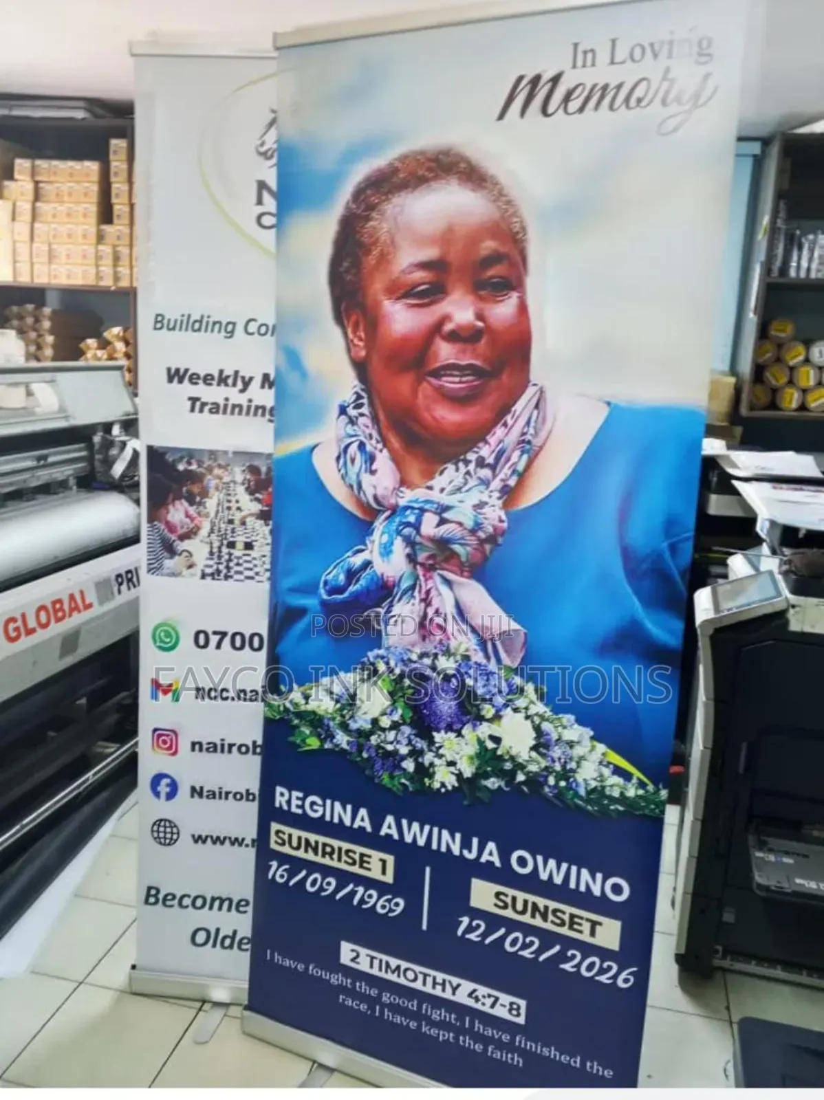 ✓✓High Quality Burial Narrow Base Roll Up Banners✓✓