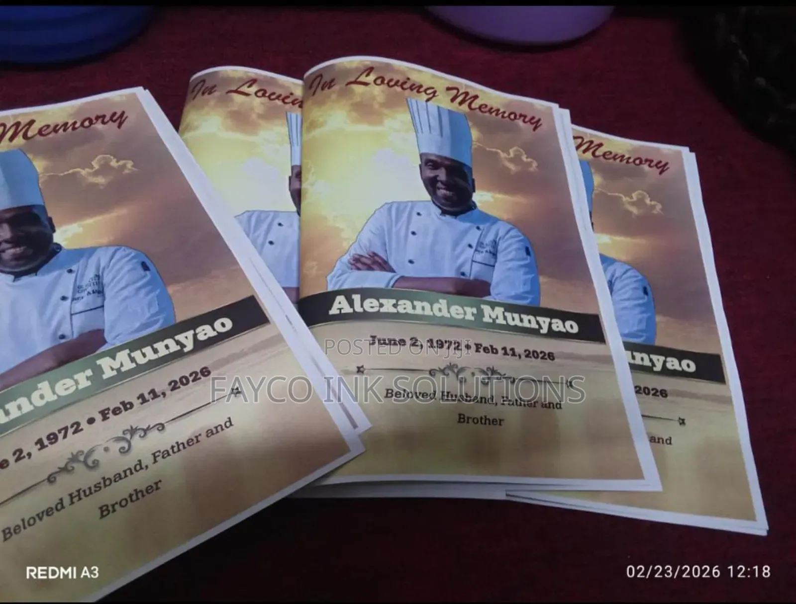 High Quality Eulogies and Funeral Programs