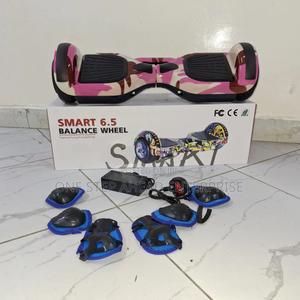 6.5 Inch Hoverboard( Protective Gears) Pink Design - thumbnail 2