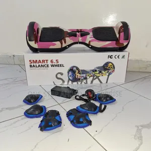 6.5 Inch Hoverboard( Protective Gears) Pink Design