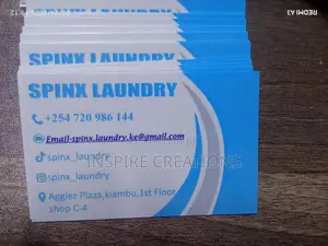 Laminated Glossy Finish Double Sided Business Cards Printing ," 'C