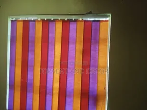 Colour Patterned Vertical Blinds