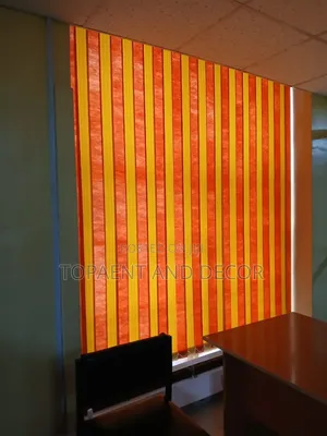 Orangered Mixture Office Blinds