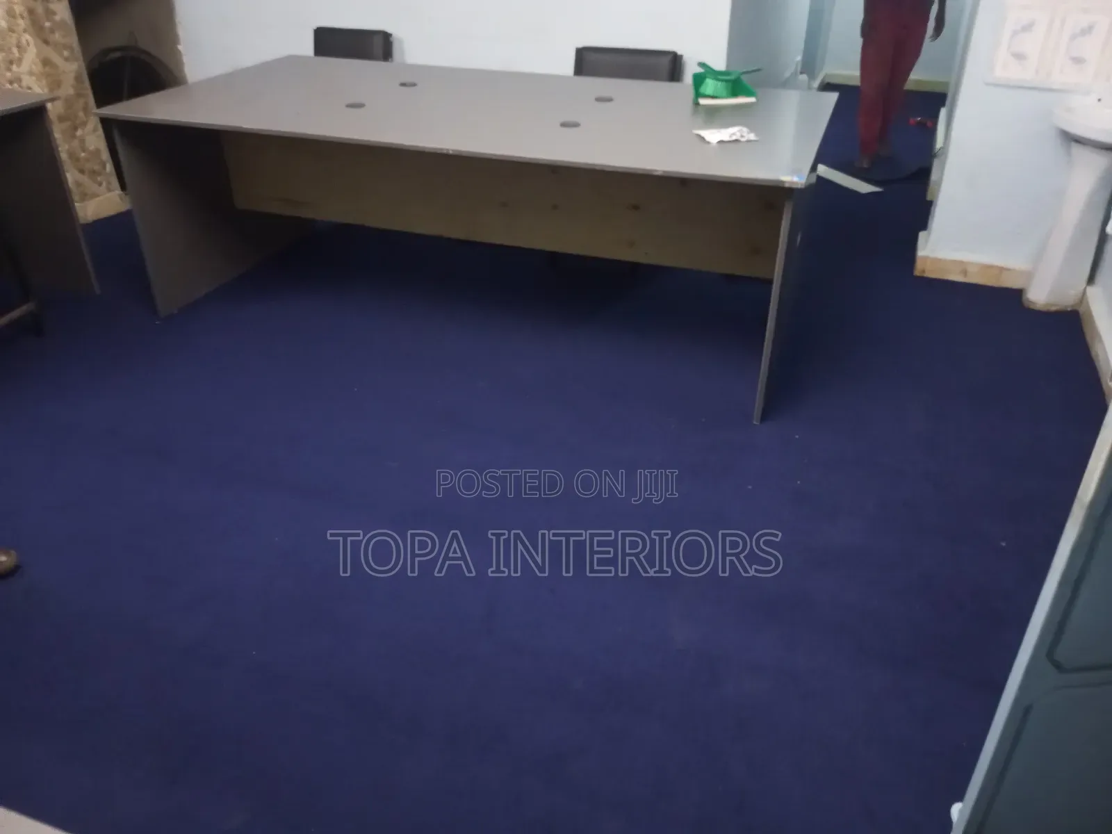 Navy Blue 4m Wide Delta Office Floor Decor Wall to Wall Carpets