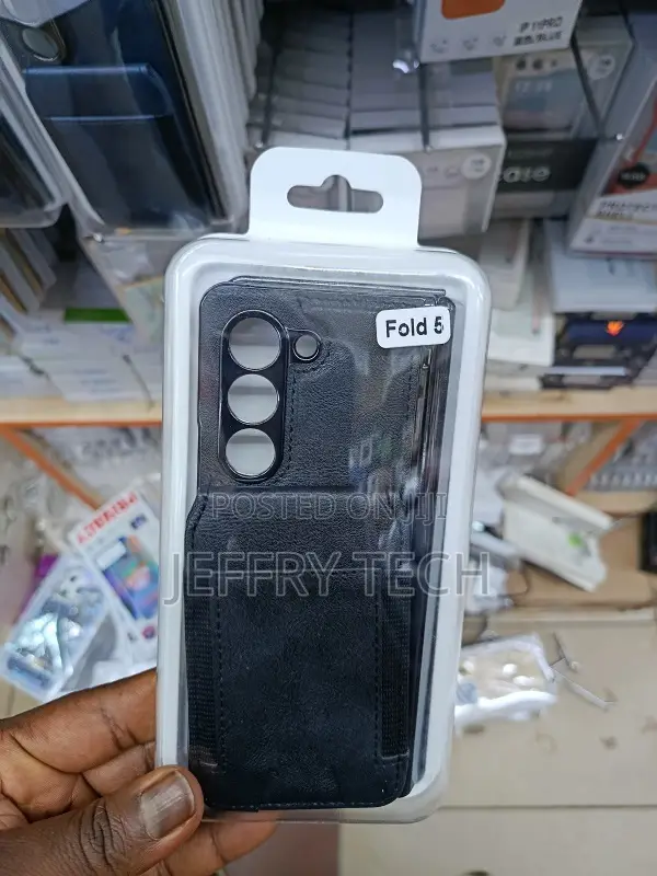 Phone Case With Samsung Galaxy Fold 6 Protective U Leather Card Wallet
