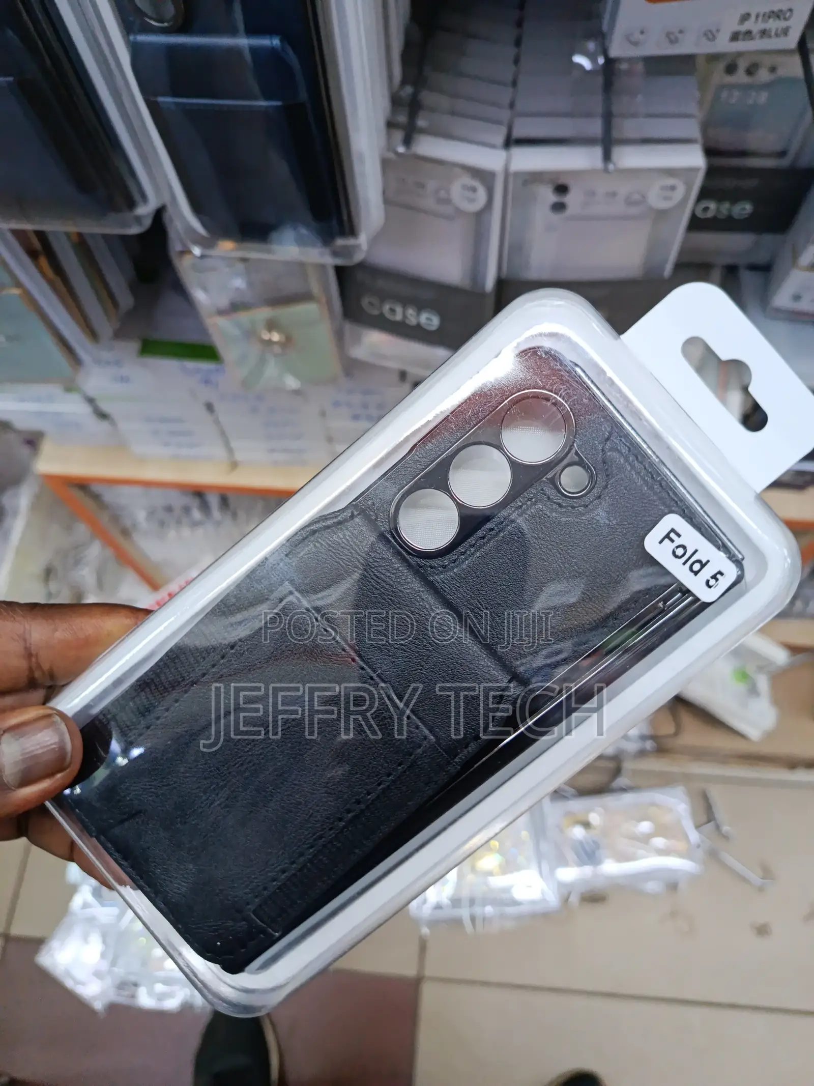 Phone Case With Samsung Galaxy Fold 6 Protective U Leather Card Wallet