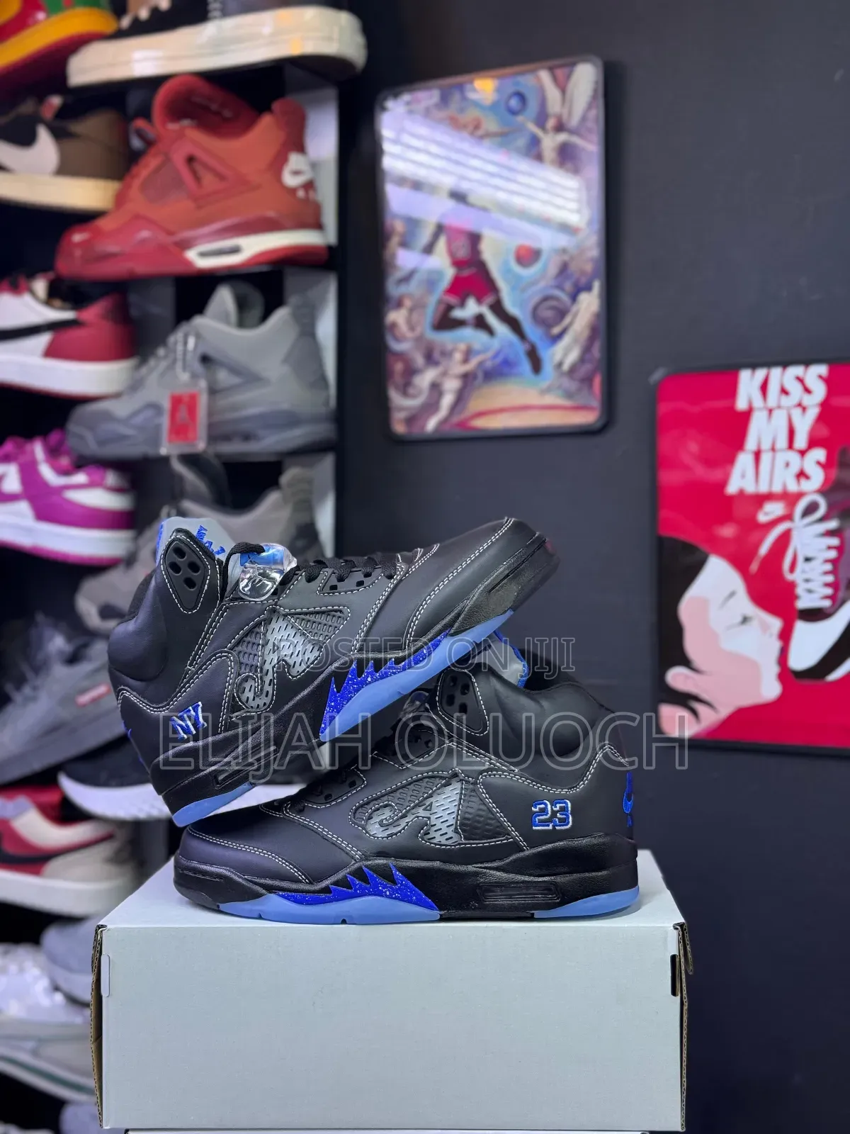 Awake Ny X Air Jordan 5 “Racer Blue/Black”
Sizes : _40 41 42 43 44 45