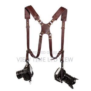 Leather Double Camera Strap - main view