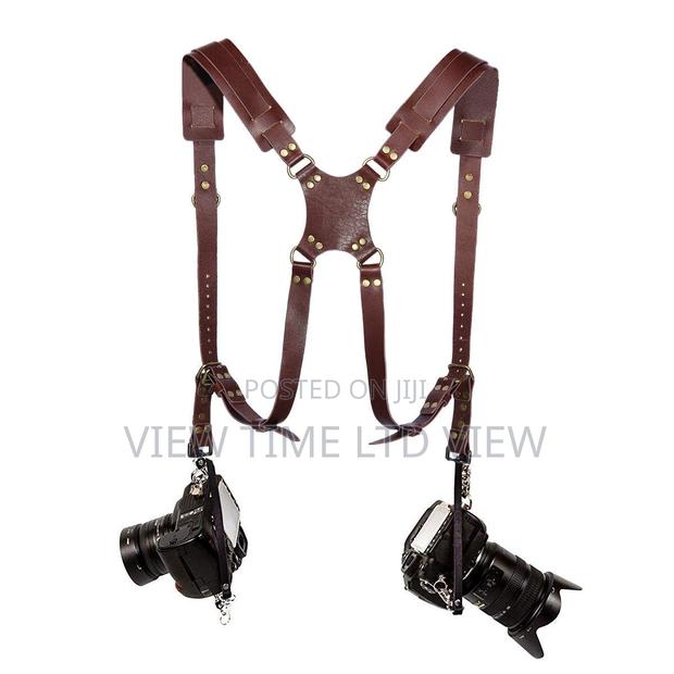 Leather Double Camera Strap