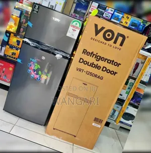 Von 125l Double Door Fridge
