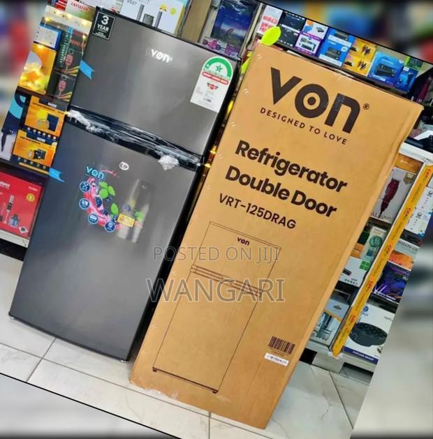 Von 125l Double Door Fridge