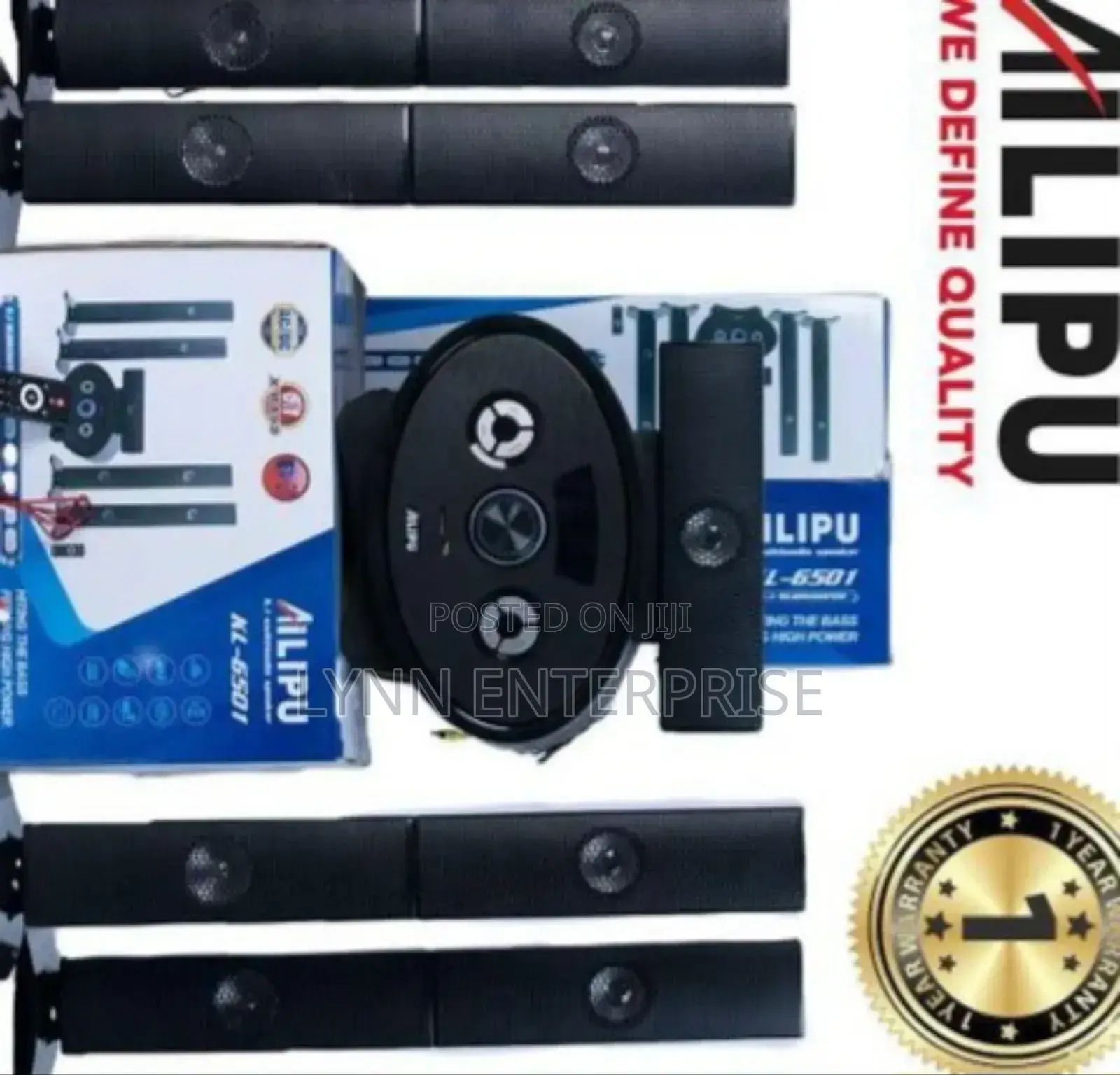 Ac/Dc Ailipu Kl-6501ad 5.1 Channel Home Theater Speaker System