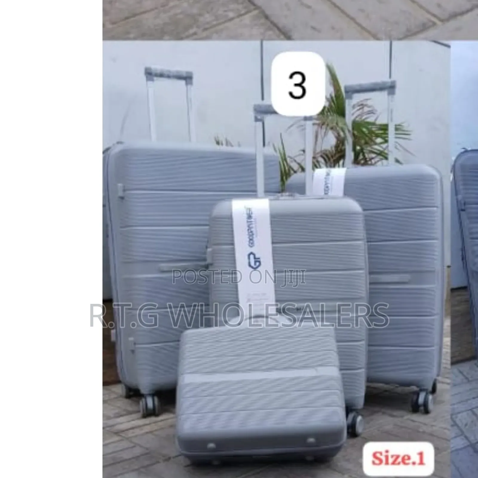 4-in-1 Unbreakable Rubber Travel Bag | Suitcase, Briefcase – Size 3